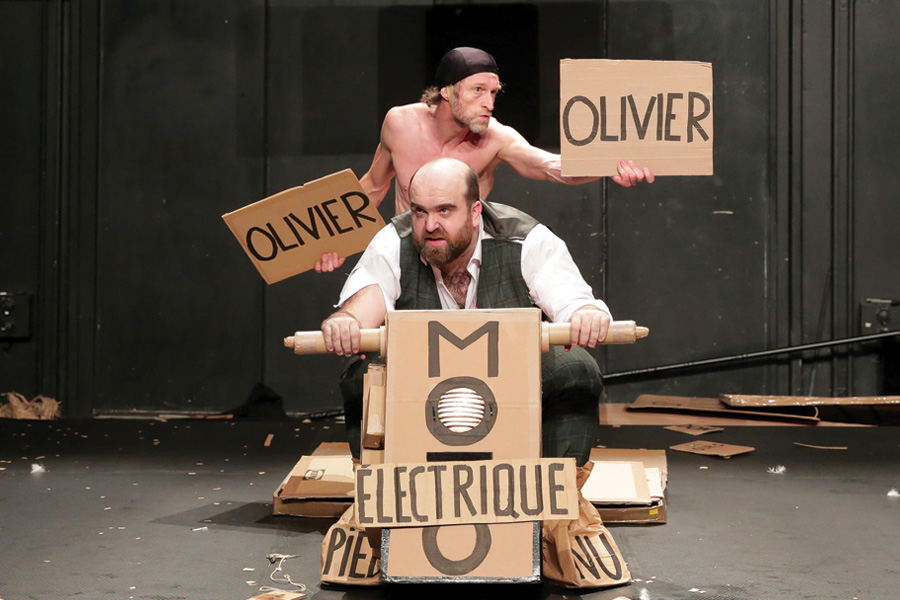 Olivier Martin-Salvan cabaret de carton